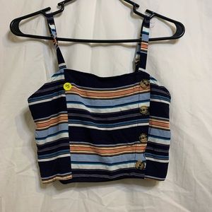 striped crop top
